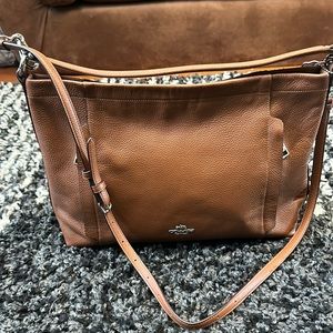 Coach brown crossbody/shoulder bag